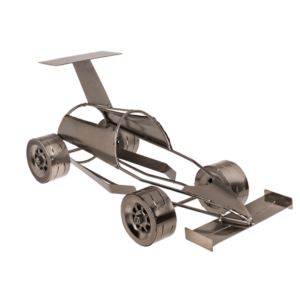 Metalen fleshouder race auto - Afbeelding 2