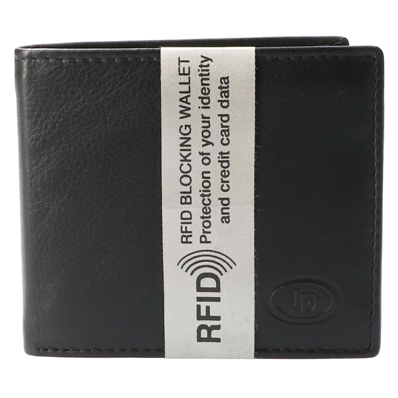 Billfold portemonnee zwart RFID
