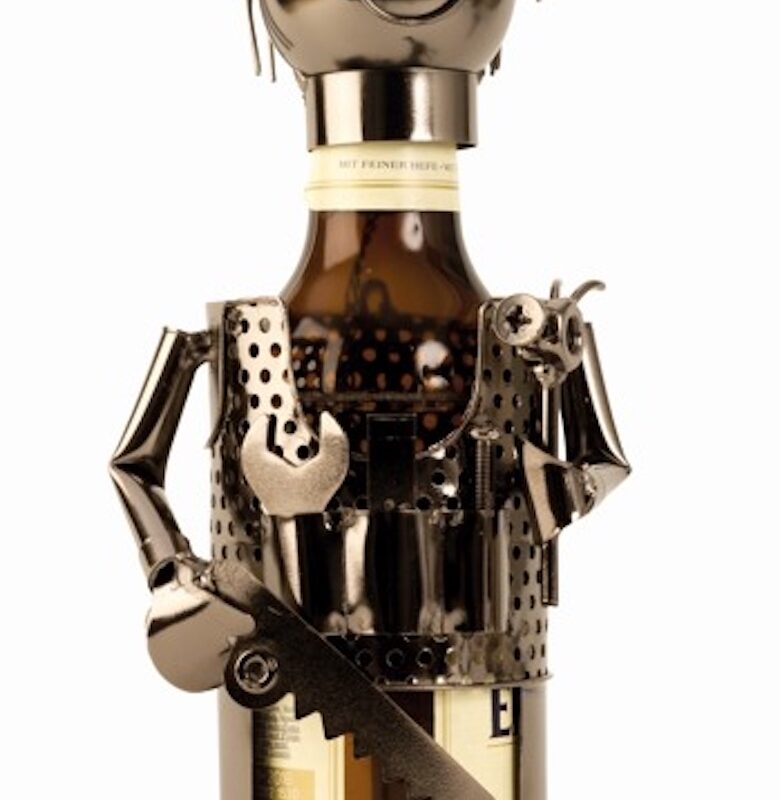 Bierfleshouder mechanic- metaal